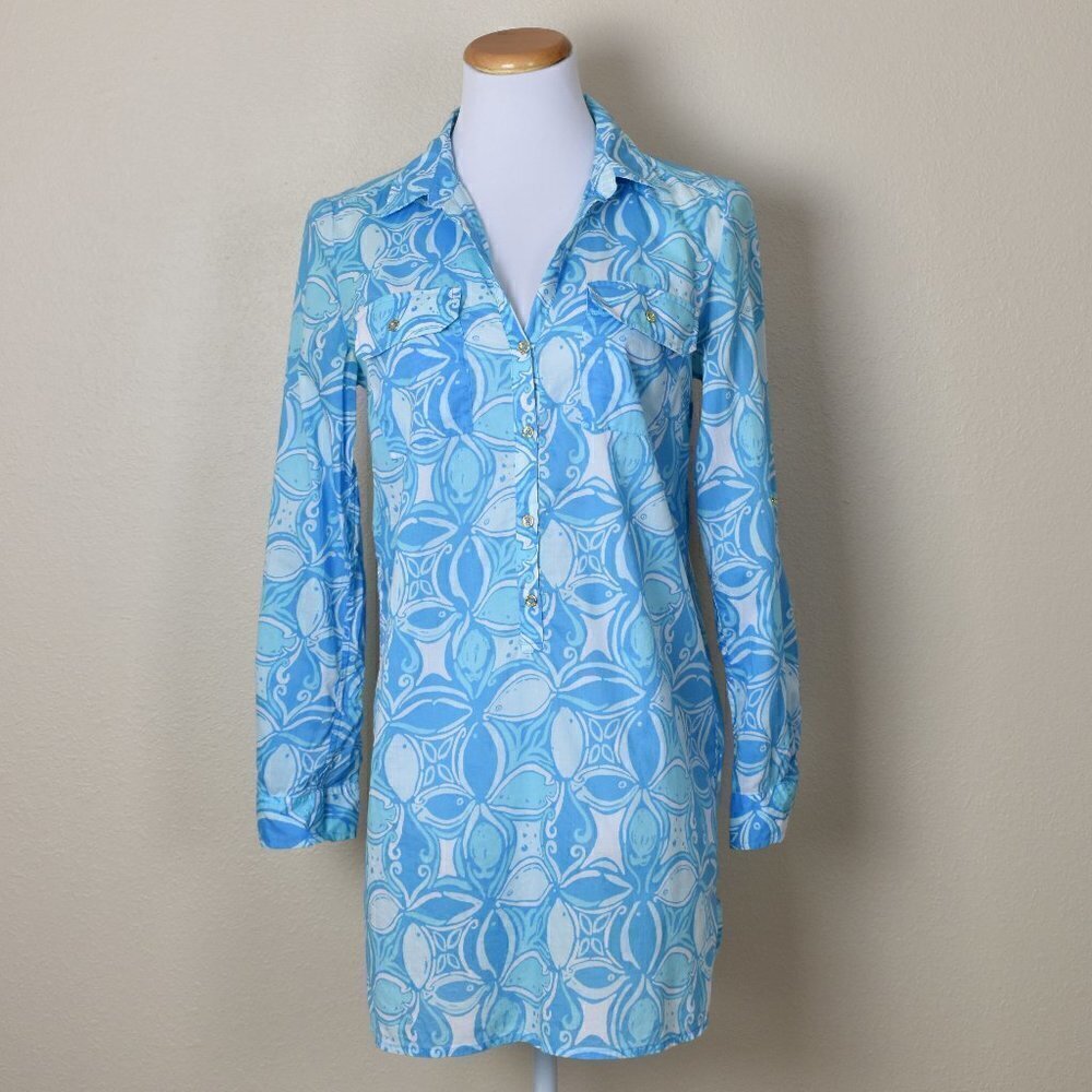 Lilly Pulitzer Women's Captiva Tunic Cover-up Small - Picture 1 of 8